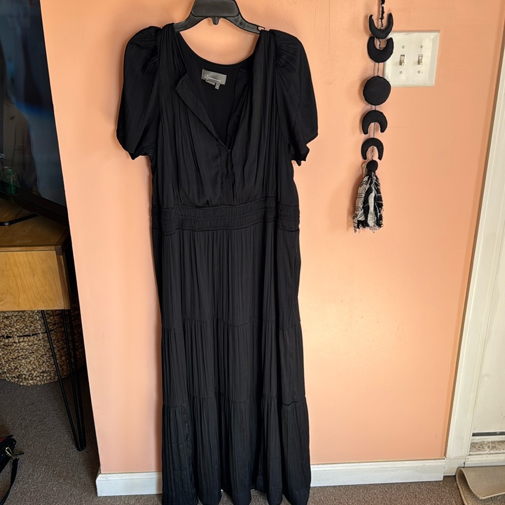 Anthropologie somerset black maxi, 2x